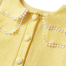将图片加载到图库查看器,girls yellow cardigan