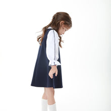 Load image into Gallery viewer, girls navy dress