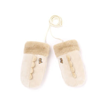 将图片加载到图库查看器,kids beige winter mittens