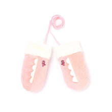 将图片加载到图库查看器,kids pink winter mittens