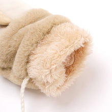 将图片加载到图库查看器,kids beige winter mittens