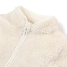 Load image into Gallery viewer, kids ivory fleece jacket
