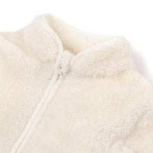 将图片加载到图库查看器,kids ivory fleece jacket
