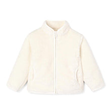 Load image into Gallery viewer, kids ivory fleece jacket
