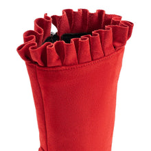 Load image into Gallery viewer, girls winter red long boots