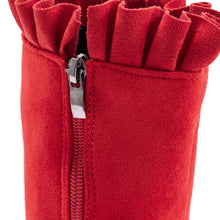 Load image into Gallery viewer, girls winter red long boots