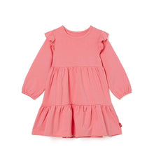 将图片加载到图库查看器,girls coral frill dress