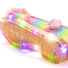 将图片加载到图库查看器,girls pink rainbow mary jane shoes