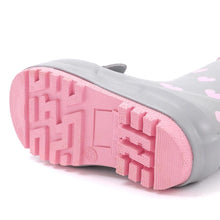 将图片加载到图库查看器,kids grey cat rain boots