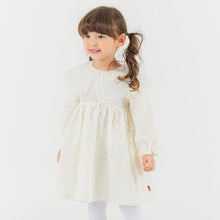 将图片加载到图库查看器,girls ivory dress