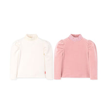 将图片加载到图库查看器,girls fleece turtleneck