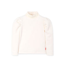 将图片加载到图库查看器,girls ivory fleece turtleneck