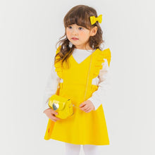 将图片加载到图库查看器,girls yellow dress