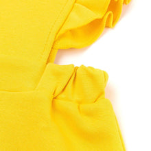 将图片加载到图库查看器,girls yellow dress