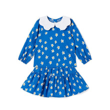 将图片加载到图库查看器,girls blue flower set