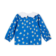 将图片加载到图库查看器,girls blue flower t-shirt