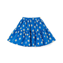 Load image into Gallery viewer, girls blue flower skirt
