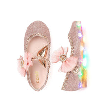 将图片加载到图库查看器,girls gold glitter mary jane shoes