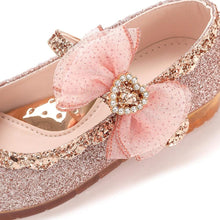 将图片加载到图库查看器,girls gold glitter mary jane shoes