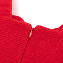 Load image into Gallery viewer, girls red ribbon dress