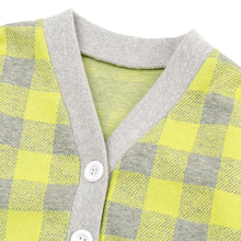 将图片加载到图库查看器,kids lime colored cardigan