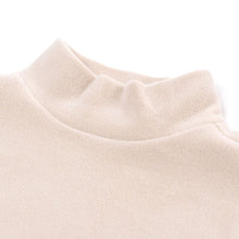 将图片加载到图库查看器,kids beige half-neck t-shirt