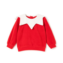 将图片加载到图库查看器,kids red santa sweatshirt