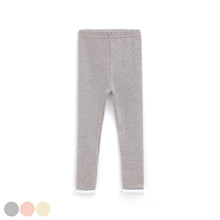 将图片加载到图库查看器,girls melange gray basic leggings