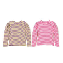 将图片加载到图库查看器,girls striped t-shirt