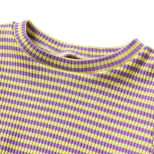 将图片加载到图库查看器,girls yellow striped t-shirt