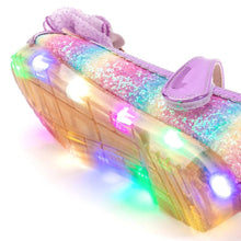 将图片加载到图库查看器,girls purple rainbow mary jane shoes