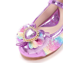 将图片加载到图库查看器,girls purple rainbow mary jane shoes