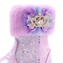 Load image into Gallery viewer, girls purple winter boots