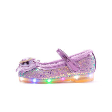Load image into Gallery viewer, girls purple fur mary jane shoes