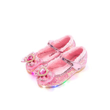 Load image into Gallery viewer, girls pink fur mary jane shoes