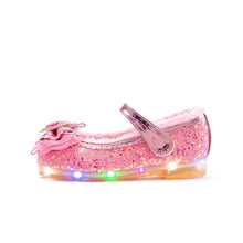 Load image into Gallery viewer, girls pink fur mary jane shoes
