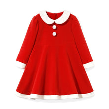 将图片加载到图库查看器,girls red christmas dress