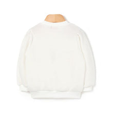 将图片加载到图库查看器,girls ivory knit sweatshirt