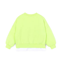 将图片加载到图库查看器,kids lime sweatshirt