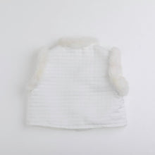 将图片加载到图库查看器,korean hanbok fur vest