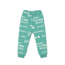 将图片加载到图库查看器,kids mint printed pants