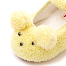 Load image into Gallery viewer, girls yellow fur mary jane shoes