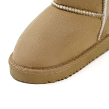 Load image into Gallery viewer, kids beige winter fur boots