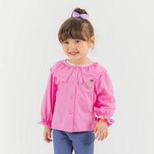 将图片加载到图库查看器,girls pink cardigan