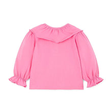 将图片加载到图库查看器,girls pink cardigan