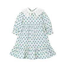 将图片加载到图库查看器,girls blue heart dress