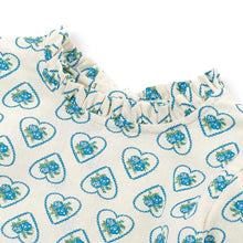 将图片加载到图库查看器,girls blue heart dress