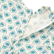 将图片加载到图库查看器,girls blue heart dress