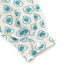 将图片加载到图库查看器,girls blue heart dress