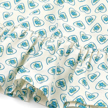 将图片加载到图库查看器,girls blue heart dress